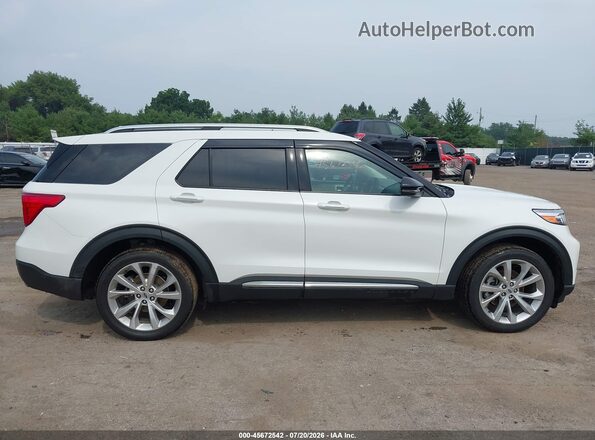 1FM5K8HC8NGB15811 2022 FORD EXPLORER Белый Вид задней части салона