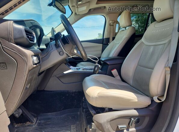 1FM5K8HC9LGA09266 2020 FORD EXPLORER White წინა სალონის ხედი