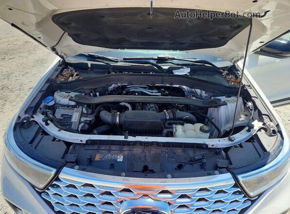 1FM5K8HC9LGA09266 2020 FORD EXPLORER White ძრავის განყოფილების ხედი