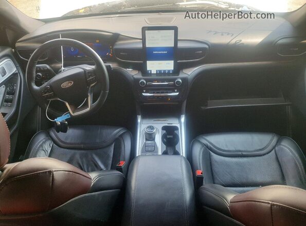 1FM5K8HC9LGB92846 2020 FORD EXPLORER White Вид панелі приладів