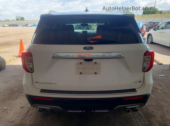 1FM5K8HC9LGB92846 2020 FORD EXPLORER White Вид ззаду