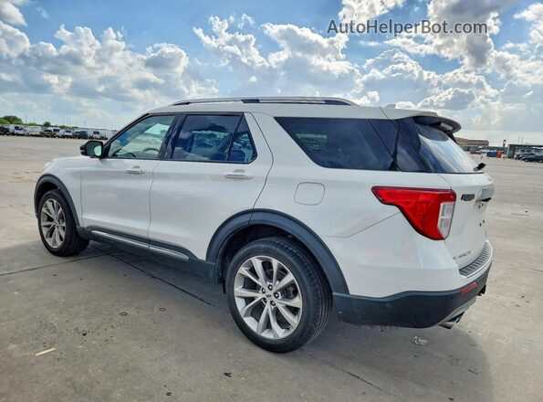 1FM5K8HC9MGC08108 2021 FORD EXPLORER Белый Задняя левая четверть