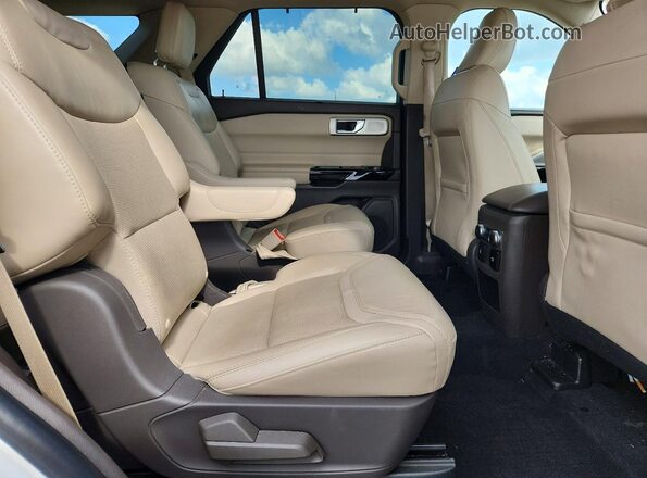 1FM5K8HC9MGC08108 2021 FORD EXPLORER Белый Вид задней части салона