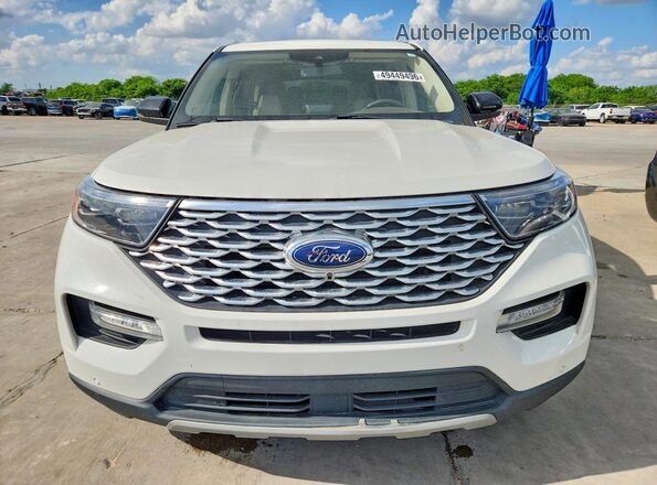 1FM5K8HC9MGC08108 2021 FORD EXPLORER Белый Вид спереди