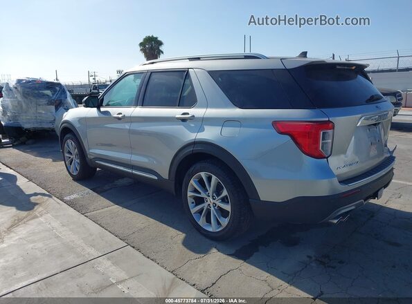 1FM5K8HCXMGA16499 2021 FORD EXPLORER Silver Rear left