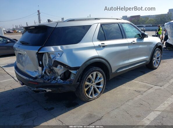 1FM5K8HCXMGA16499 2021 FORD EXPLORER Silver Rear right