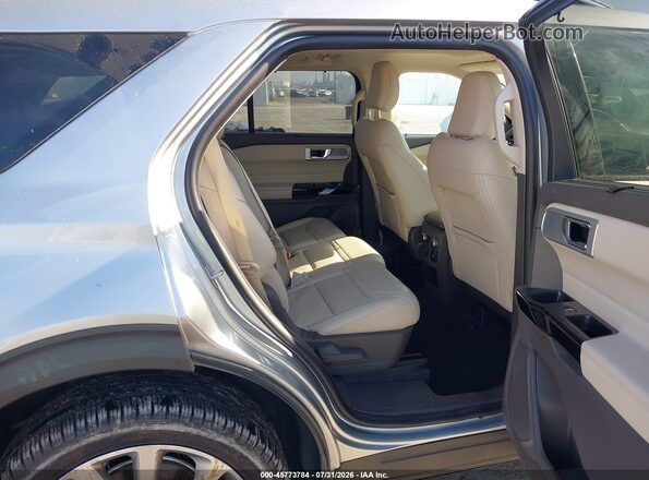 1FM5K8HCXMGA16499 2021 FORD EXPLORER Silver VIN sticker view