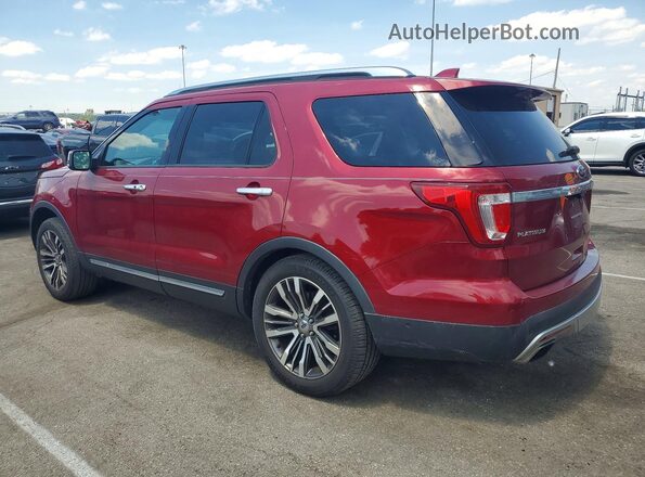 1FM5K8HT0GGC02931 2016 FORD EXPLORER Красный Задняя левая четверть