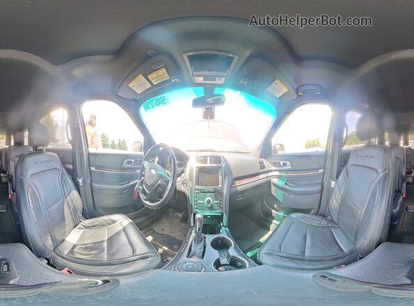 1FM5K8HT0GGC02931 2016 FORD EXPLORER Красный Панорамный вид салона 360°