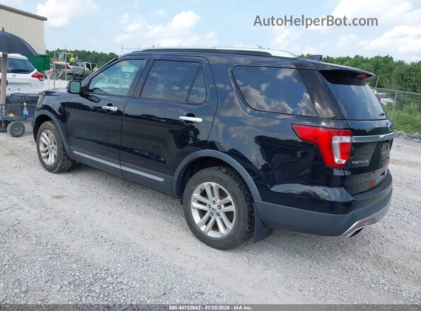 1FM5K8HT0GGC39669 2016 FORD EXPLORER Black Հետևի ձախ
