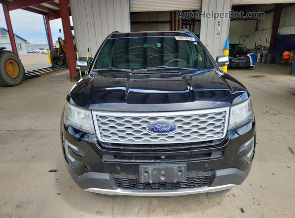 1FM5K8HT0GGD28125 2016 FORD EXPLORER Black წინა ხედი