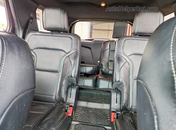 1FM5K8HT0GGD28125 2016 FORD EXPLORER Black უკანა სავარძლების ხედი