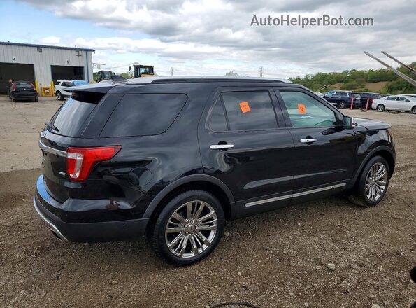 1FM5K8HT0HGA08806 2017 FORD EXPLORER Black Tył prawy