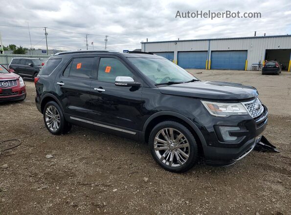 1FM5K8HT0HGA08806 2017 FORD EXPLORER Black Przód prawy