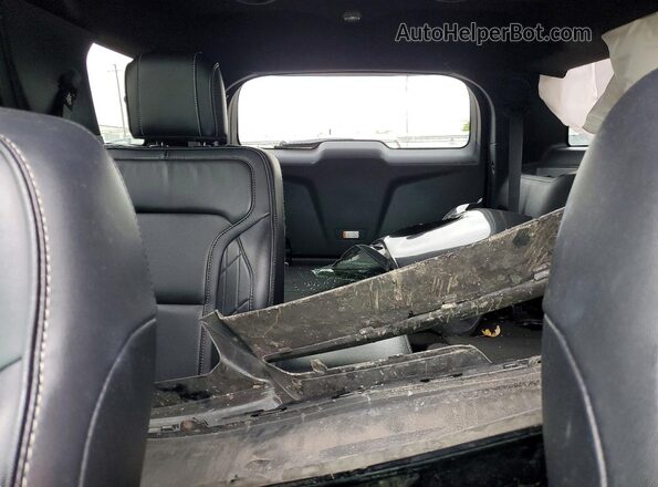 1FM5K8HT0HGA08806 2017 FORD EXPLORER Black Widok tylnych siedzeń