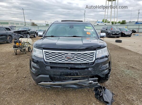 1FM5K8HT0HGA08806 2017 FORD EXPLORER Black Widok z przodu