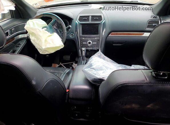 1FM5K8HT0HGA08806 2017 FORD EXPLORER Black Widok deski rozdzielczej