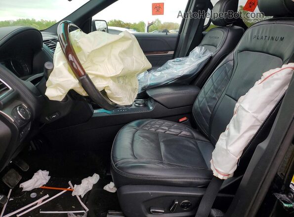1FM5K8HT0HGA08806 2017 FORD EXPLORER Black Widok wnętrza z przodu