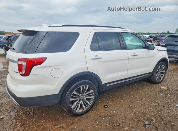 1FM5K8HT0HGA78547 2017 FORD EXPLORER White Tył prawy