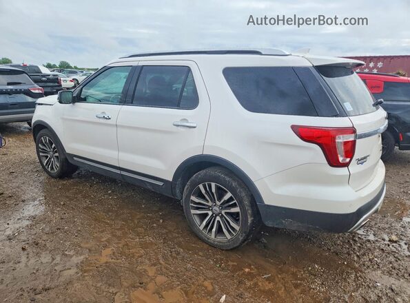 1FM5K8HT0HGA78547 2017 FORD EXPLORER White Tył lewy