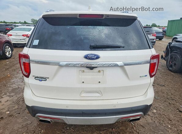 1FM5K8HT0HGA78547 2017 FORD EXPLORER White Widok z tyłu