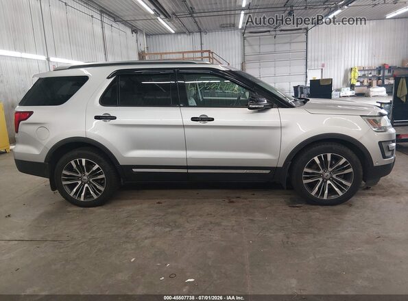 1FM5K8HT1GGA14192 2016 FORD EXPLORER Silver სალონის 360-გრადუსიანი ხედი
