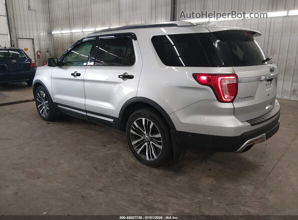 1FM5K8HT1GGA14192 2016 FORD EXPLORER Silver უკანა მარცხენა