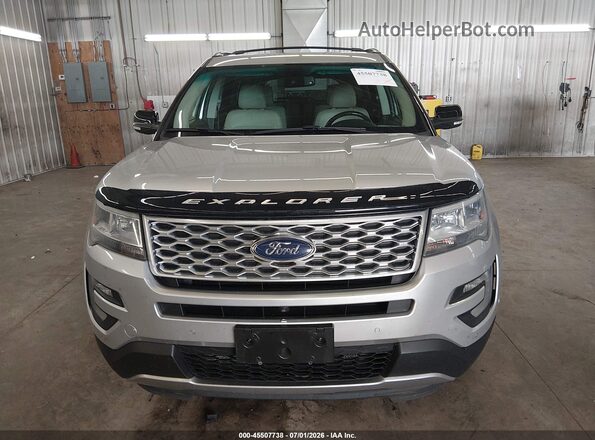 1FM5K8HT1GGA14192 2016 FORD EXPLORER Silver წინა ხედი