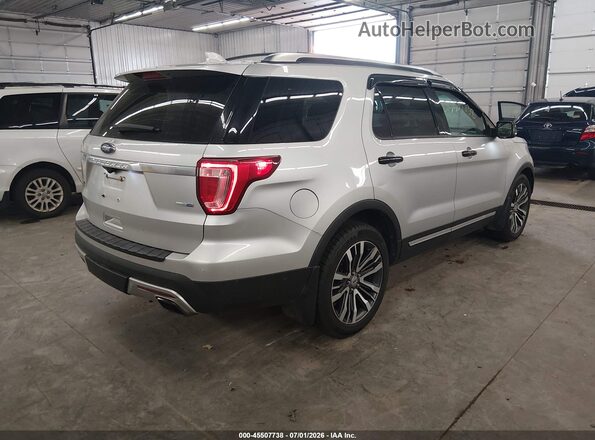 1FM5K8HT1GGA14192 2016 FORD EXPLORER Silver უკანა მარჯვენა