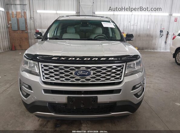 1FM5K8HT1GGA14192 2016 FORD EXPLORER Silver უკანა სალონის ხედი