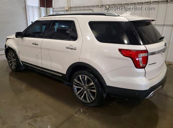 1FM5K8HT1GGC09595 2016 FORD EXPLORER White Trasero izquierdo