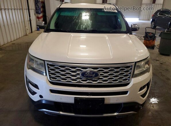 1FM5K8HT1GGC09595 2016 FORD EXPLORER White Vista frontal