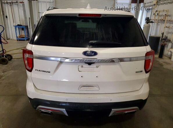 1FM5K8HT1GGC09595 2016 FORD EXPLORER White Vista trasera