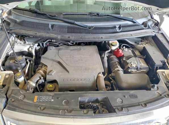 1FM5K8HT1GGC09595 2016 FORD EXPLORER White Vista del compartimento del motor