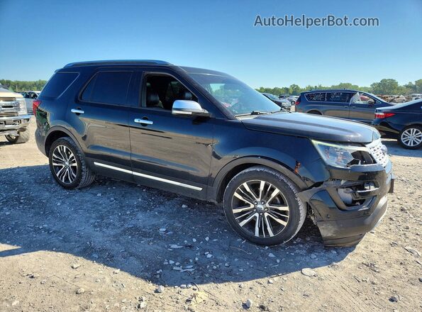 1FM5K8HT1HGA85958 2017 FORD EXPLORER Black Передня права чверть