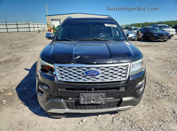1FM5K8HT1HGA85958 2017 FORD EXPLORER Black Вид спереду