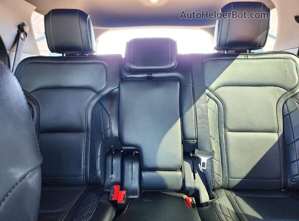 1FM5K8HT1HGA85958 2017 FORD EXPLORER Black Вид задніх сидінь