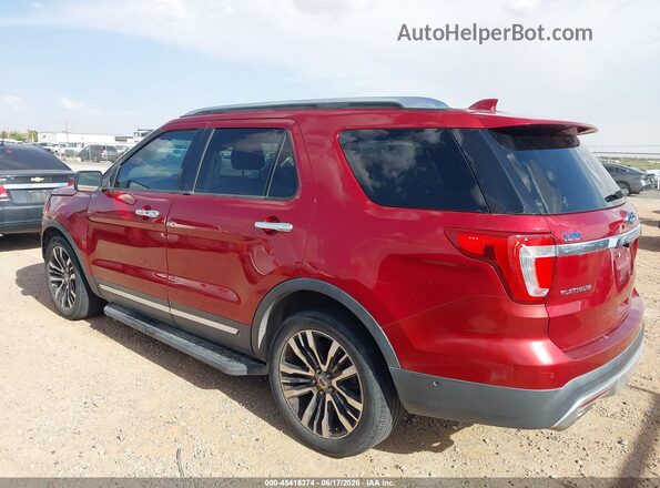 1FM5K8HT1HGC54232 2017 FORD EXPLORER Red 360 interior view