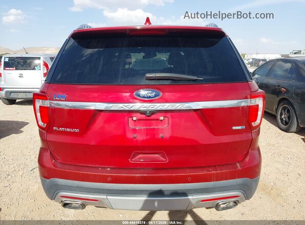 1FM5K8HT1HGC54232 2017 FORD EXPLORER Red 