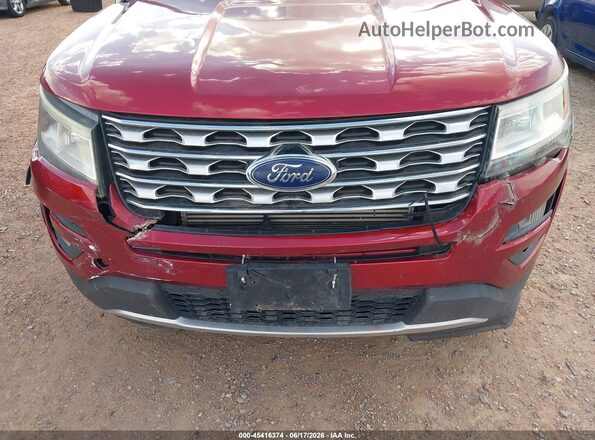 1FM5K8HT1HGC54232 2017 FORD EXPLORER Red 