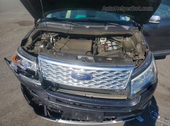 1FM5K8HT2GGA74062 2016 FORD EXPLORER Gray Вид підкапотного простору