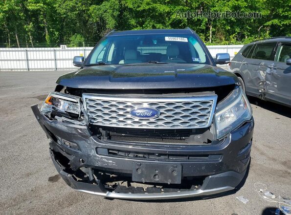 1FM5K8HT2GGA74062 2016 FORD EXPLORER Gray Вид спереду