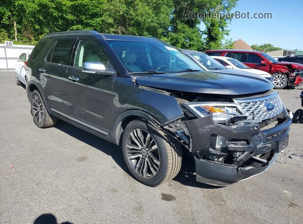 1FM5K8HT2GGA74062 2016 FORD EXPLORER Gray Передня права чверть
