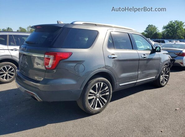 1FM5K8HT2GGA74062 2016 FORD EXPLORER Gray Задня права чверть