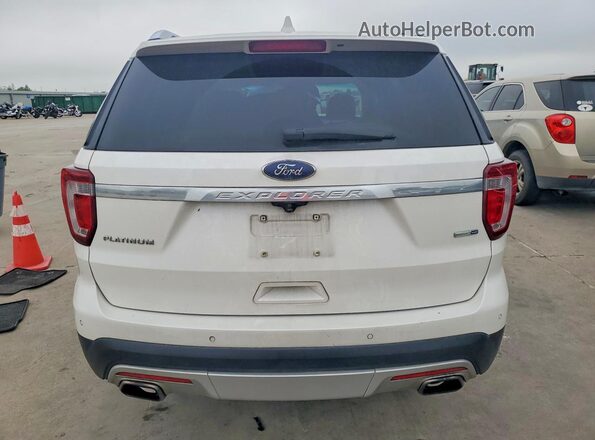 1FM5K8HT2GGC65660 2016 FORD EXPLORER Белый Вид сзади