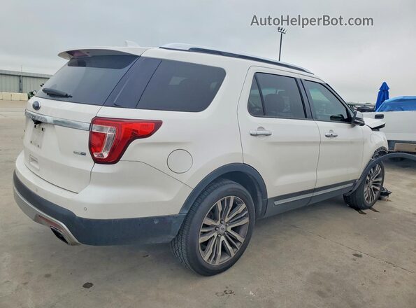 1FM5K8HT2GGC65660 2016 FORD EXPLORER Белый Задняя правая четверть
