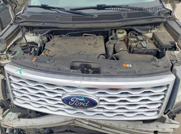 1FM5K8HT2GGC65660 2016 FORD EXPLORER Белый Вид задней части салона