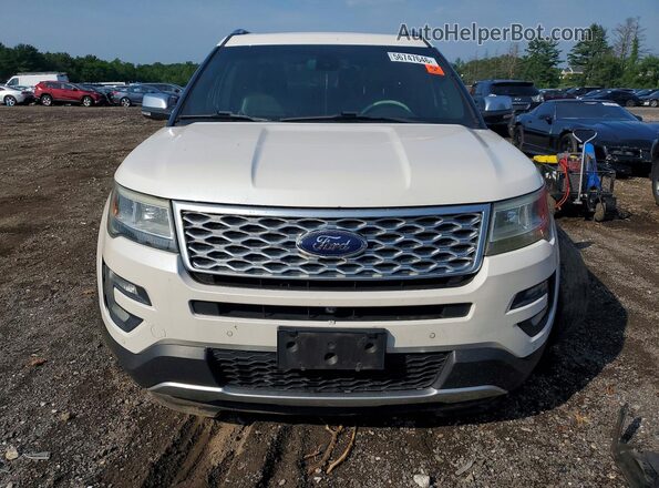 1FM5K8HT2GGC70129 2016 FORD EXPLORER White Դիմացի տեսք