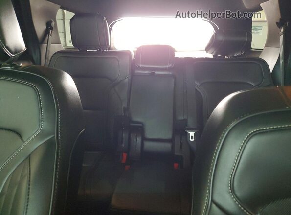 1FM5K8HT2HGA62463 2017 FORD EXPLORER Black Вид задніх сидінь