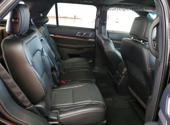 1FM5K8HT2HGA62463 2017 FORD EXPLORER Black Вид задньої частини салону